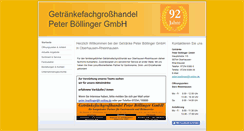 Desktop Screenshot of getraenke-boellinger.de